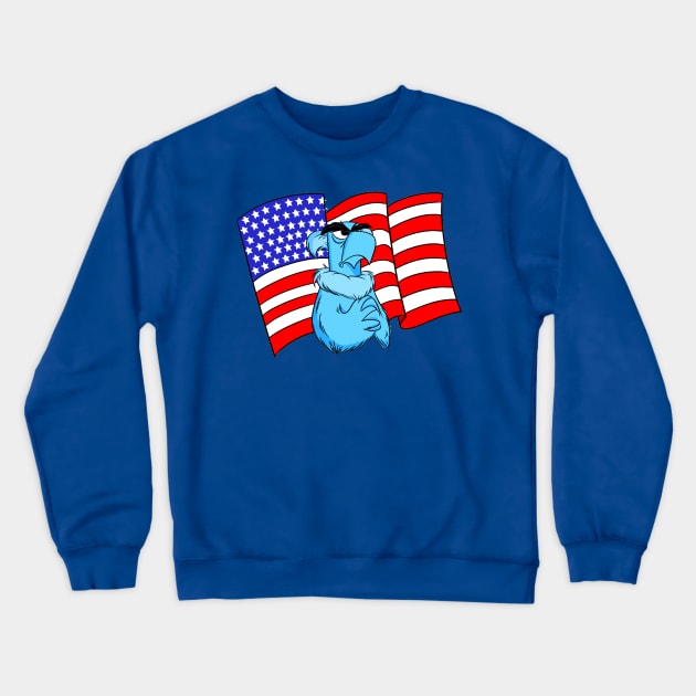 Sam Eagle Crewneck Sweatshirt by Doodle Dan